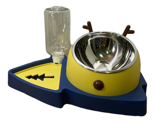 Plato Interactivo Dispensador Comida Gato Perro