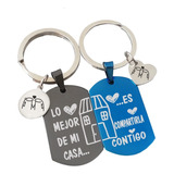 Llaveros Personalizados 2x Grabados + Cajas Regalo 