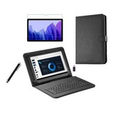Capa Com Teclado Para Tablet A7 T500/t505 + Película+ Caneta