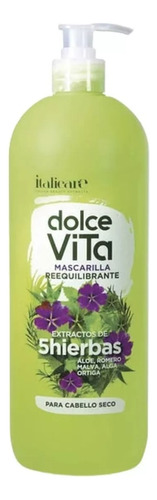  Mascara Reequilibrante Para Cabello Seco Verde 500 Ml Bbcos