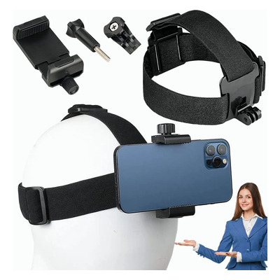 Correa Elastica Banda Para Cabeza Con Arnes Para Gopro Sjcam