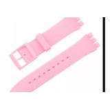 Correa Para Reloj Swatch Más Pequeño 12mm Rosado