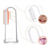 Setx3 Cepillo Dental Dedal Silicona Para Bebé