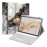 Funda Con Teclado Fintie Para iPad Pro 11 2022 Cloudy