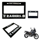 Marco Porta Placas Moto Las Vegas Raiders