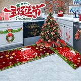 Tapete De Decoração De Cozinha De Natal 40 * 60 + 40 * 110 C