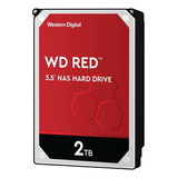 Disco Rígido Interno Western Digital Wd Red Wd20efrx 2tb Vermelho