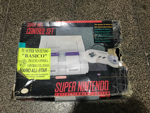 Caja De Súper Nintendo