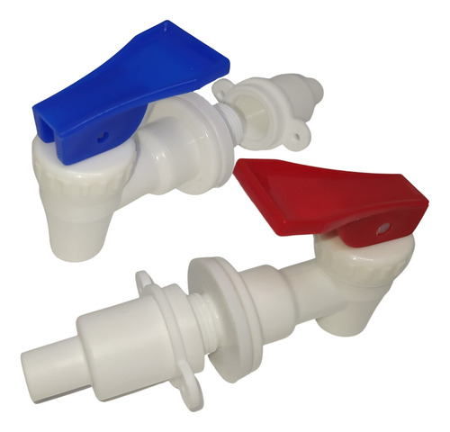 Par De Canillas 16mm Para Dispenser Con Conector Trasero