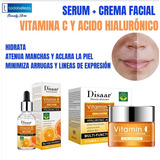 Vitamina C Y Ac. Hialuronico Crema+ Serum Facial Antimanchas