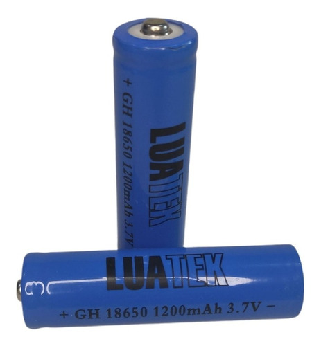 4 Baterias 18650 Luatek Ni-mh 3.7v 1200mah Recarregável