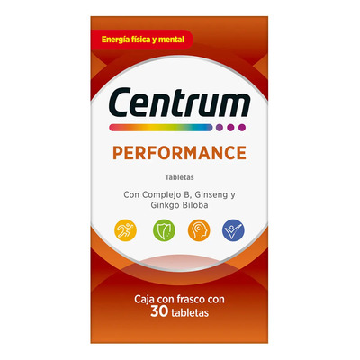 Centrum Performance Multivitaminico, Con Complejo B y Magnesio, 30 Tabletas | MercadoLibre
