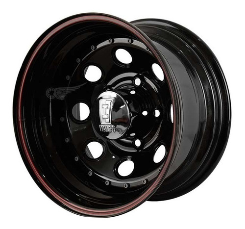 Llanta Camioneta Modular Negro Rodado 15x8 Ford Ika 5x139