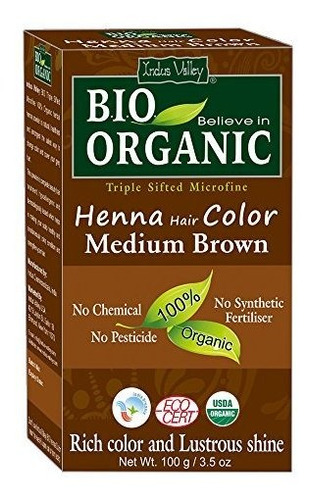 Tintes De Hennas - Indus Valley Color De Cabello Con Henna M