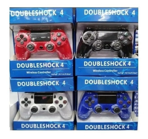 Joystick Compatible Ps4 Play4 Inalámbrico Alternativo Color Rojo