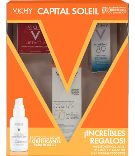 Kit Vichy Capital Soleil Protocolo Fortificante 