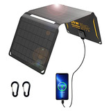 20w Portable Solar Panel,etfe Foldable Solar Panel Char...