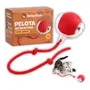 Juguete Pelota Interactiva Inteligente Recargable Para Gatos Rojo