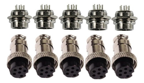 Conector Lsgoodcare Hem Aviation, 16 Mm, 6 Pines, 30 U...