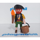 Playmobil Figura Pirata Con Antorcha #1968 - Tienda Cpa
