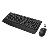 Combo Teclado Y Mouse Inalámbricos, Teclado Ergonómico Edjo