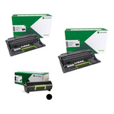 2x Cilindro Original Lexmark 56f0z00 + 01 Toner 56fbh00 