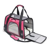 Bolsa De Transporte Pet Viagem Para Cães Gatos Perigot Pink