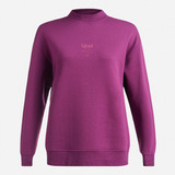 Poleron Mujer Ulmo Midpoint Crewneck Sweatshirt Morado Lippi