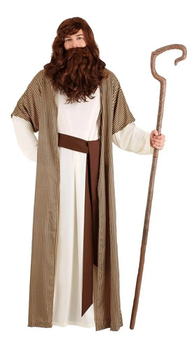 Disfraz De Jose Jesus Nacimiento Navidad Religioso Para Adultos Hombres Envio Gratis