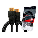 Cabo Hdmi 2.0 Ultra Hd Ready 4k 3d Hdr Arc 1,5 Metros - ELG