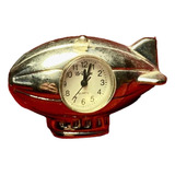 Reloj Le Temps Miniatura Zeppelín Plateado Nuevo