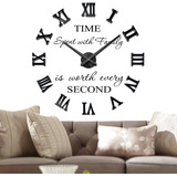 Reloj De Pared Vangold 3d Para Bricolaje, Tamaño Grande, Núm