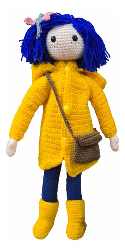 Coraline Muñeca Amigurumi 43 Cm