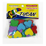 Figura Foamy Corazones 50 Pzas 2 Paquetes