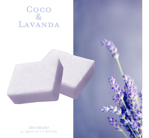 Jabón Artesanal Coco & Lavanda