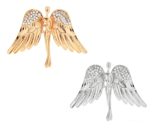 Set Prendedor Angel Pin Alas De Angel Broche Metalico