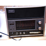 Radio Antigo Sony Crf-160 Am Fm Oc Sw Conversão Dupla Japan