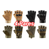 Guantes Tacticos Militar Medio Dedo Motocicleta Y Bicicleta