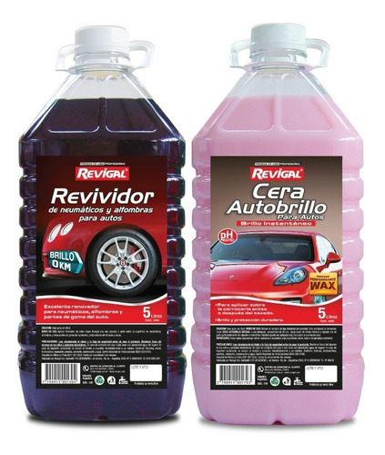 Cera Autobrillo Y Revividor X 5 L Revigal