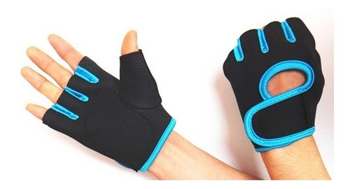 Guantes Gimnasio Con Abrojo Ciclismo Gym Pesas Fit Importado