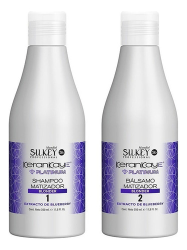 Shampoo Y/o Balsamo Matizador Blonder Platinum - Silkey
