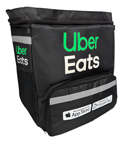 Mochila Repartidora Didi Uber Eats Rappi Lisas Cierre Expandible Nuevas | Envío gratis