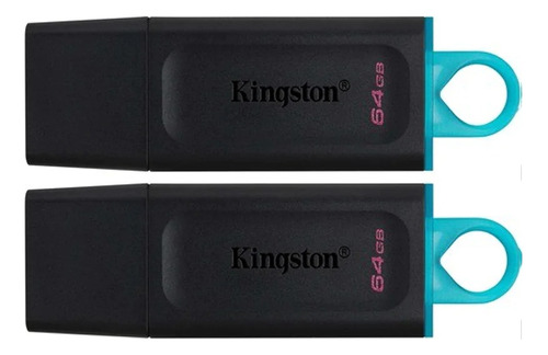 Pendrive Usb 64gb Kingston Modelo Exodia Pack 2 Unidades