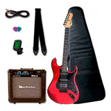 Guitarra Tagima Sixmart Candy Apple Kit Com Amp Luxo Oferta