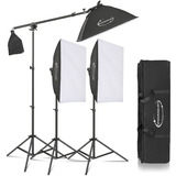 Showmaven 45w Dimmable Led Light Lighting Studio Kit 3 Pack