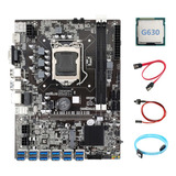 Placa Base B75 Eth Miner De 12 Pcie A Usb+cpu G630+sata3.0 S