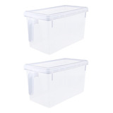 Caja De Almacenamiento Para Refrigerador, 2 Piezas