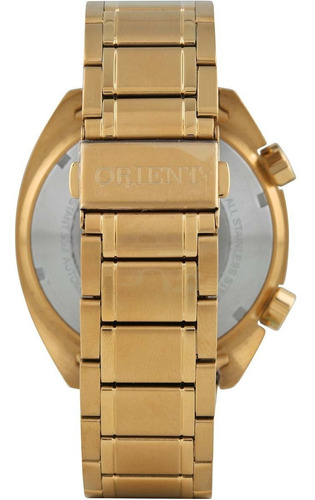 Relógio Orient Automático Masculino F49gg001 P1kx King Diver Cor Da Correia Dourado Cor Do Bisel Dourado Cor Do Fundo Preto