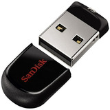 Pendrive 8gb Sandisk Nano Mini Micro Cruzer Fit 2.0 Original