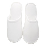 Pantufla Blanca Hotelera Basica Hospital Airbnb Spa  50 Pack